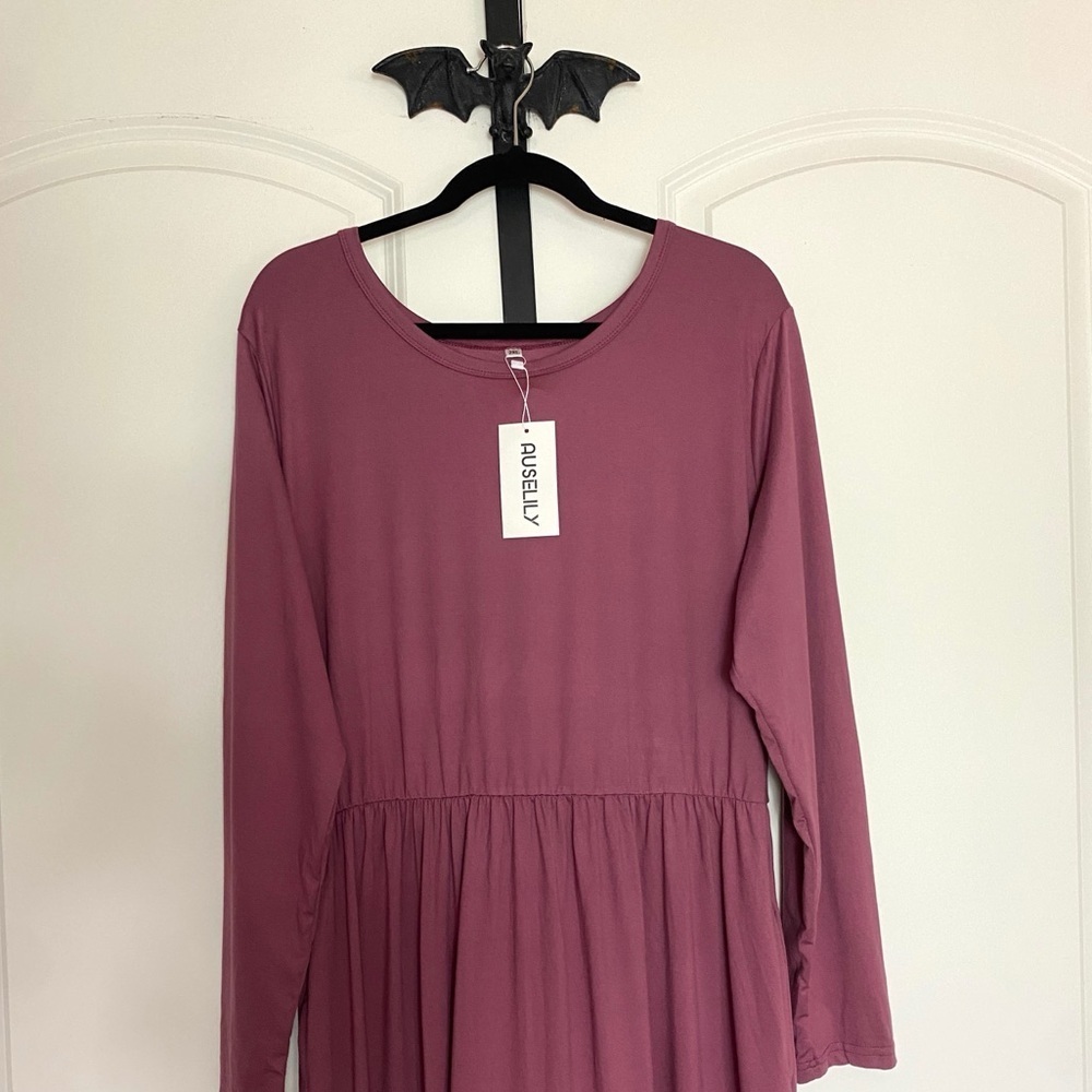 Cottagecore Maxie Dress Super Soft Stretchy pockets and Long sleeve NWT 2X - Picture 4 of 13